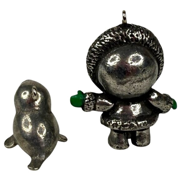 Hallmark Keepsake Christmas Ornament Frosty Friends 2000 Igloo Pewter Miniature - Picture 12 of 15